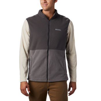 Columbia Gilet Heren, Basin Trail Fleece Tall Grijs, 87KIOFRNE